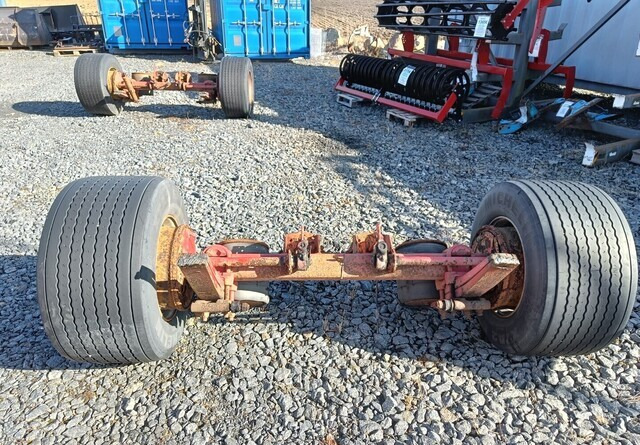 Peräkärryn akseli 445/45R19.5 leveillä renkailla - Ось и запчасти для Прицепов: фото 2 Peräkärryn akseli 445/45R19.5 leveillä renkailla - Ось и запчасти для Прицепов: фото 2