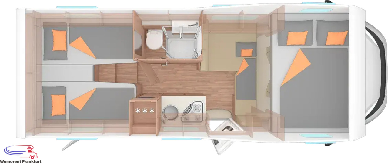 Wohnmobil Weinsberg CaraHome 650 MEG - Альковный автодом: фото 4 Wohnmobil Weinsberg CaraHome 650 MEG - Альковный автодом: фото 4