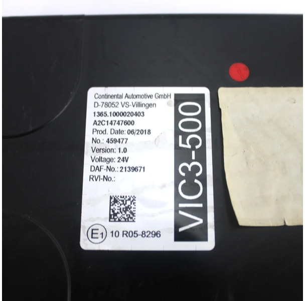 DAF XF106 VIC3 Module 2139671 | 2206308 | 2141289 Euro 6 - Блок управления для Грузовиков: фото 2 DAF XF106 VIC3 Module 2139671 | 2206308 | 2141289 Euro 6 - Блок управления для Грузовиков: фото 2