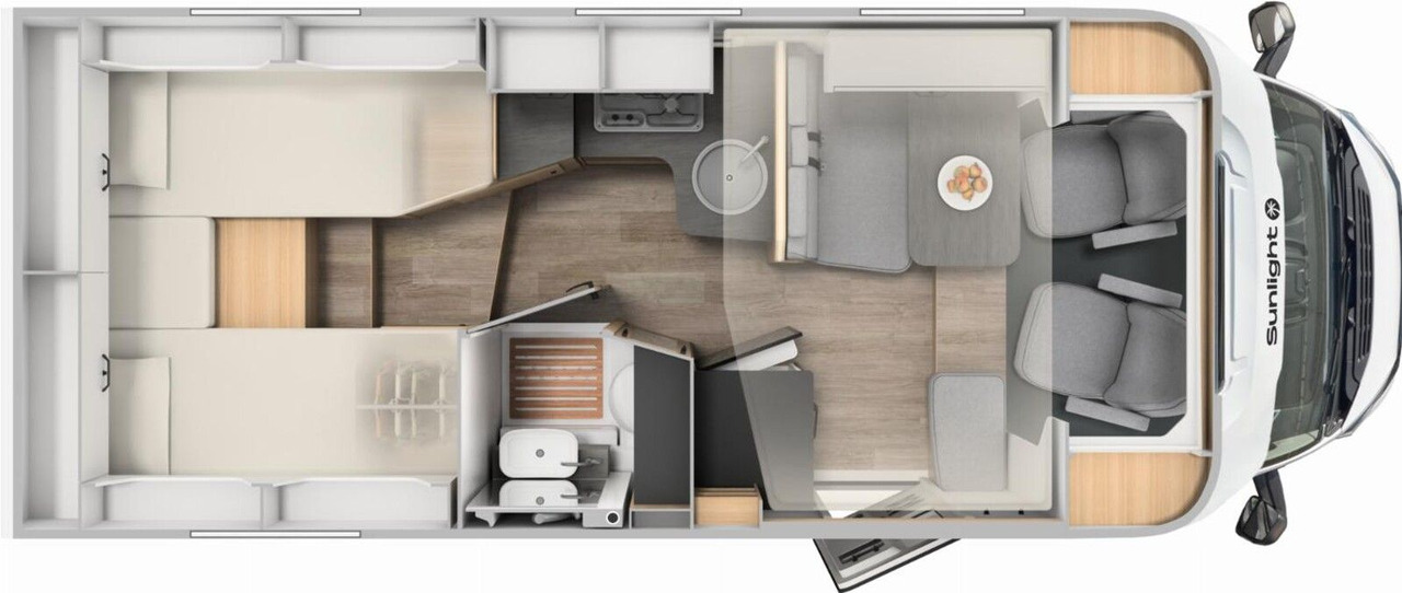 Sunlight T 66S *MJ26* Safety-Paket*LTE-Paket*Markise* - Полуинтегрированный автодом: фото 2 Sunlight T 66S *MJ26* Safety-Paket*LTE-Paket*Markise* - Полуинтегрированный автодом: фото 2