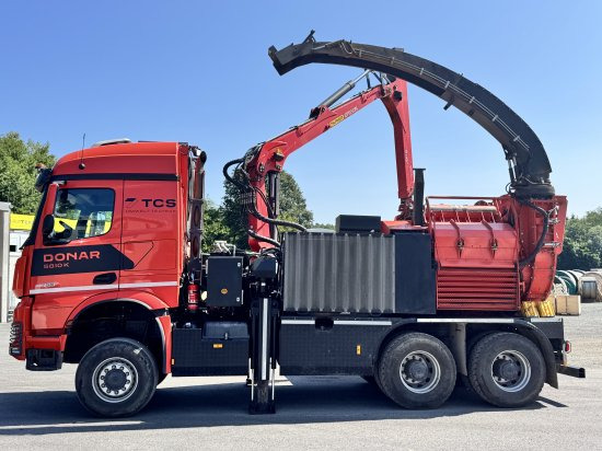 Mercedes-Benz ACTROS 6x4 DONAR 5810K ? Hack-LKW / Mobilhacker | TCS Umwelttechnik - Грузовик, Измельчитель древесины: фото 2 Mercedes-Benz ACTROS 6x4 DONAR 5810K ? Hack-LKW / Mobilhacker | TCS Umwelttechnik - Грузовик, Измельчитель древесины: фото 2