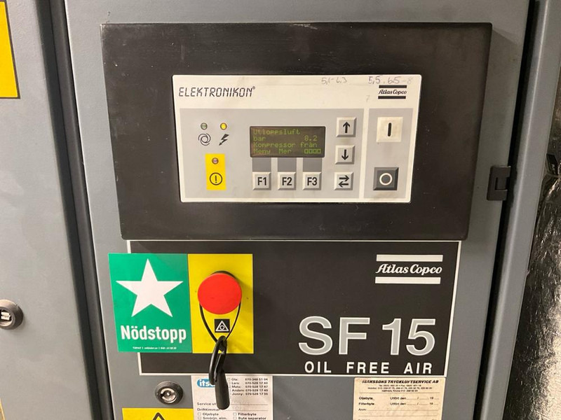 Atlas-Copco SF 15 - Воздушный компрессор: фото 4 Atlas-Copco SF 15 - Воздушный компрессор: фото 4