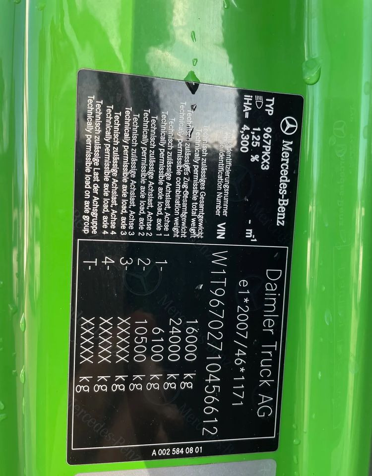 Тентованный грузовик Mercedes-Benz ATEGO 1624/ KABINA SYPIALNA!: фото 12