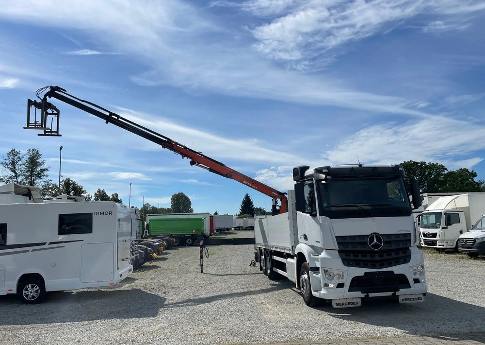 Mercedes-Benz Arocs 2545, HDS ATLAS 186.3 - PILOT - Грузовик бортовой/ Платформа, Автоманипулятор: фото 4 Mercedes-Benz Arocs 2545, HDS ATLAS 186.3 - PILOT - Грузовик бортовой/ Платформа, Автоманипулятор: фото 4