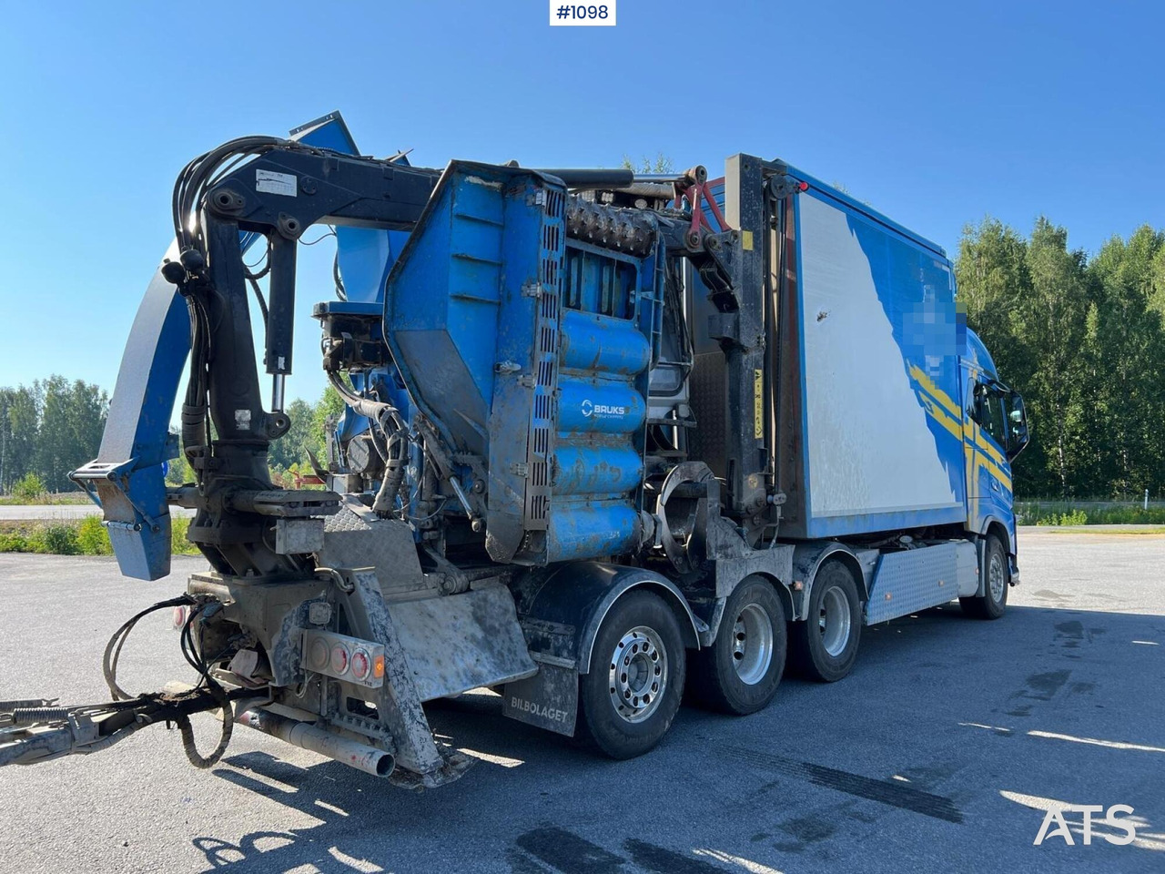 Volvo FH16 8*4 Flishugg - Измельчитель древесины: фото 4 Volvo FH16 8*4 Flishugg - Измельчитель древесины: фото 4