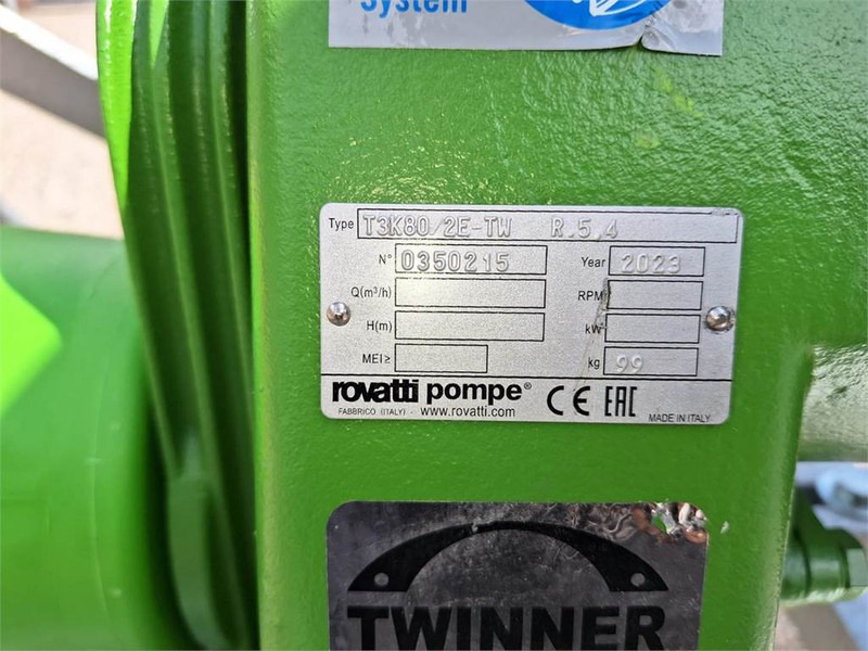 Rovatti T3K80/2E PTO pomp op bok - Навесной опрыскиватель: фото 5 Rovatti T3K80/2E PTO pomp op bok - Навесной опрыскиватель: фото 5