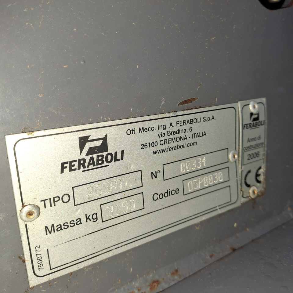 Пресс-подборщик рулонный ROTOPRESSA FERABOLI 265 HTC: фото 6