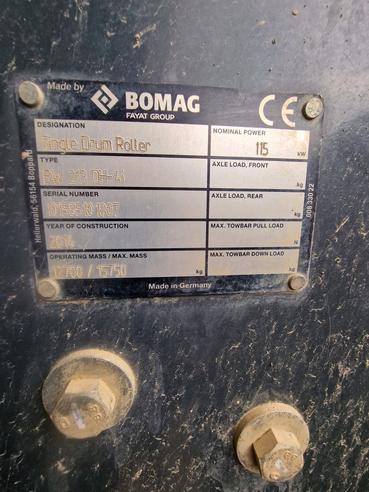 Компактор BOMAG Bw 213 DH-4: фото 19