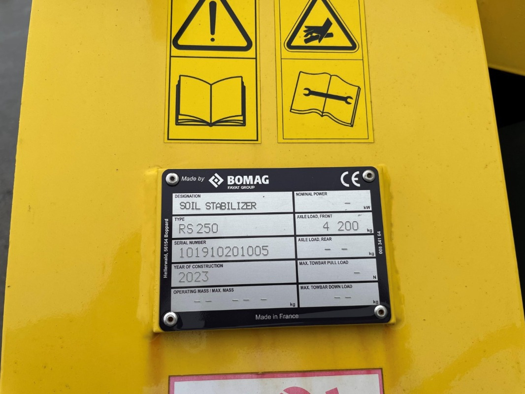 BOMAG DE RS 250 - Стабилизатор грунта: фото 5 BOMAG DE RS 250 - Стабилизатор грунта: фото 5