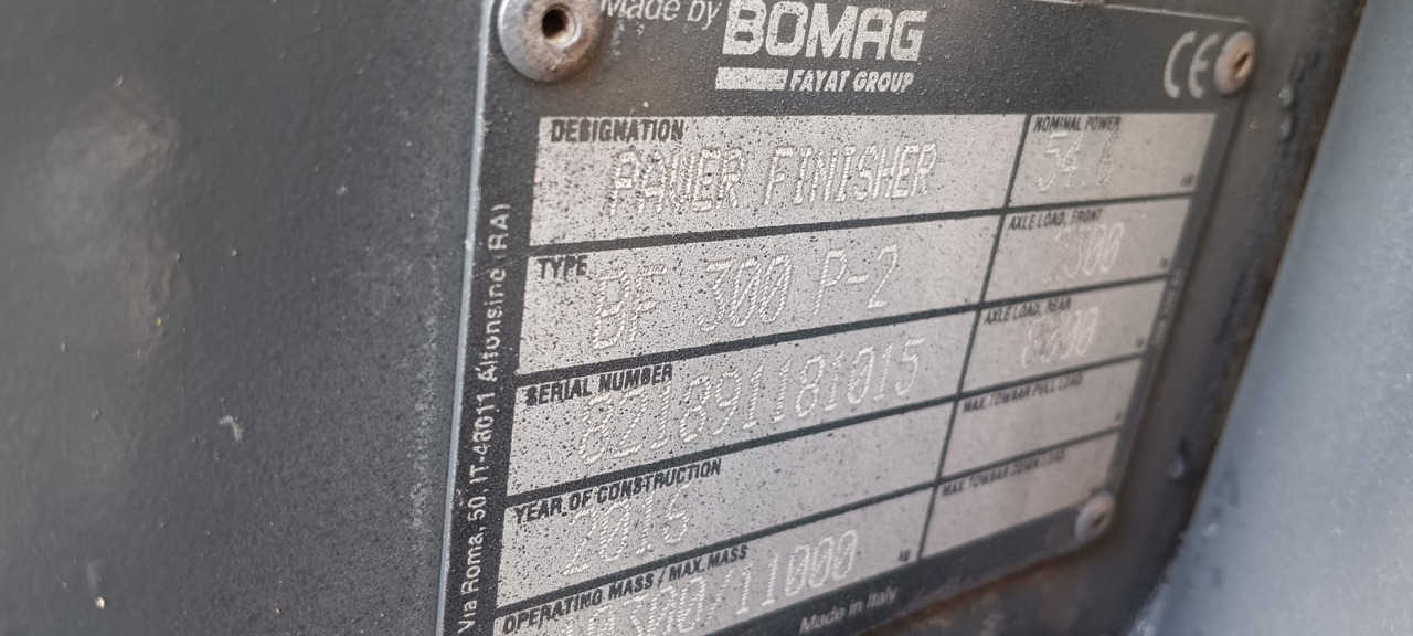 BOMAG IT BF 300 P-2 S340-2 TV Stage IIIb/Tier 4f - Асфальтоукладчик: фото 2 BOMAG IT BF 300 P-2 S340-2 TV Stage IIIb/Tier 4f - Асфальтоукладчик: фото 2