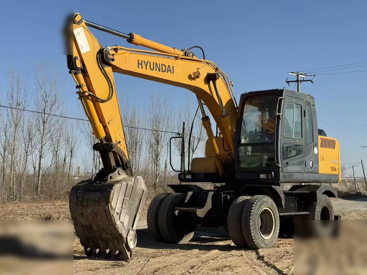 HYUNDAI ROBEX 150W-7A - Колёсный экскаватор: фото 3 HYUNDAI ROBEX 150W-7A - Колёсный экскаватор: фото 3