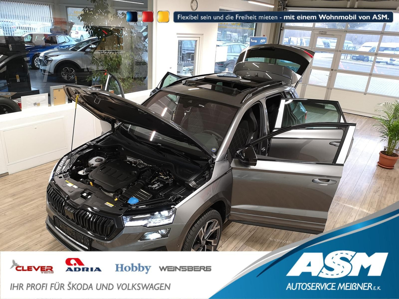 Skoda Karoq Sportline 2,0TDI DSG 4x4*PSD*AHK*360°*NAVI - Внедорожник: фото 1 Skoda Karoq Sportline 2,0TDI DSG 4x4*PSD*AHK*360°*NAVI - Внедорожник: фото 1