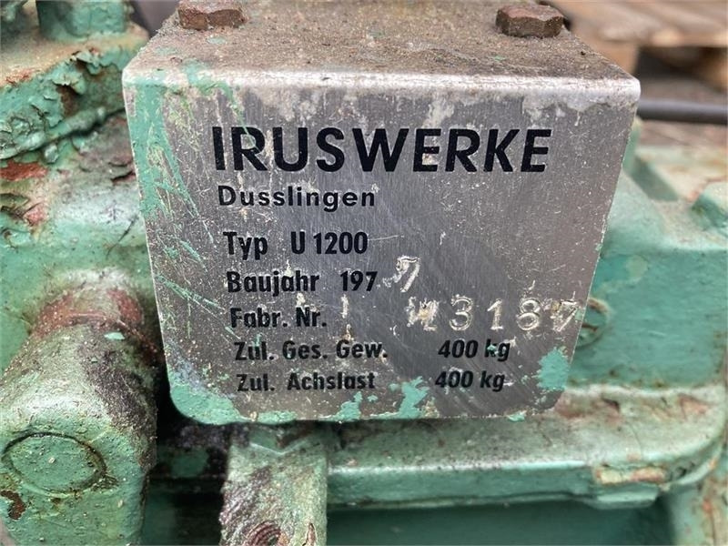 Irus U1200 med 120 cm fejemaskine  в лизинг Irus U1200 med 120 cm fejemaskine: фото 7