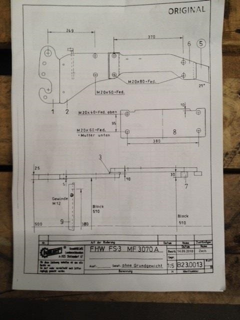 Hauer FS-3 Sidevanger MF 3070 2WD - Запчасти для Сельскохозяйственной техники: фото 4 Hauer FS-3 Sidevanger MF 3070 2WD - Запчасти для Сельскохозяйственной техники: фото 4