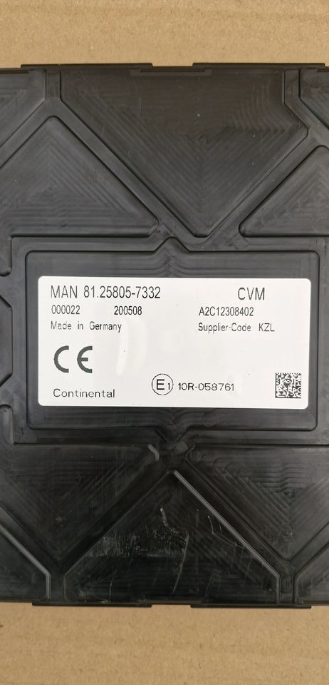 MAN TG3 TGX STEROWNIK KOMPUTER CVM 81.25805-7332 - Детали тормозной системы: фото 2 MAN TG3 TGX STEROWNIK KOMPUTER CVM 81.25805-7332 - Детали тормозной системы: фото 2