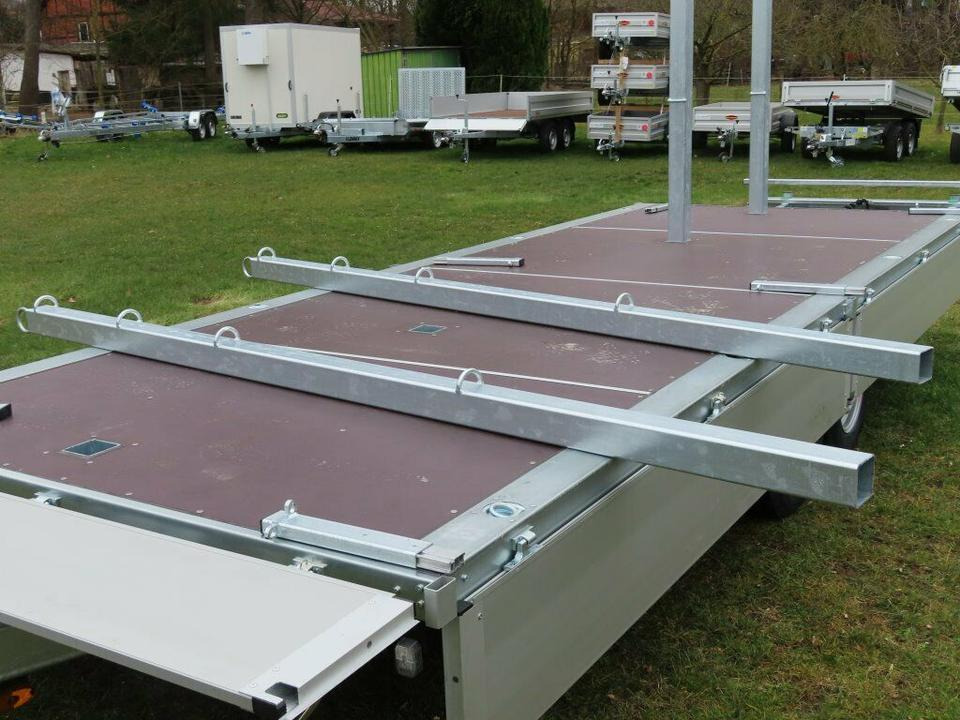 Прицеп бортовой/ Платформа Langmaterialanhänger Unsinn LM 3554-14-2040 Deichsel ausziehbar: фото 13