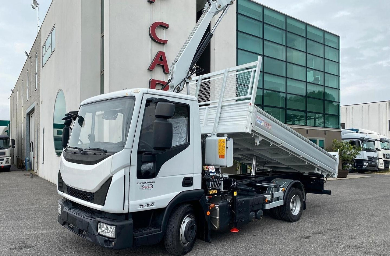 IVECO EUROCARGO 75E16 2019 RIBALTABILE E GRU - Самосвал, Автоманипулятор: фото 3 IVECO EUROCARGO 75E16 2019 RIBALTABILE E GRU - Самосвал, Автоманипулятор: фото 3