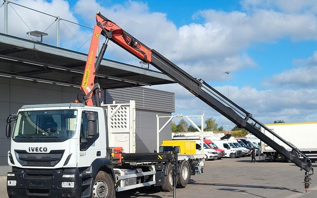 IVECO STRALIS 360 CASSONE FISSO E GRU PALFINGER - Грузовик бортовой/ Платформа, Автоманипулятор: фото 3 IVECO STRALIS 360 CASSONE FISSO E GRU PALFINGER - Грузовик бортовой/ Платформа, Автоманипулятор: фото 3
