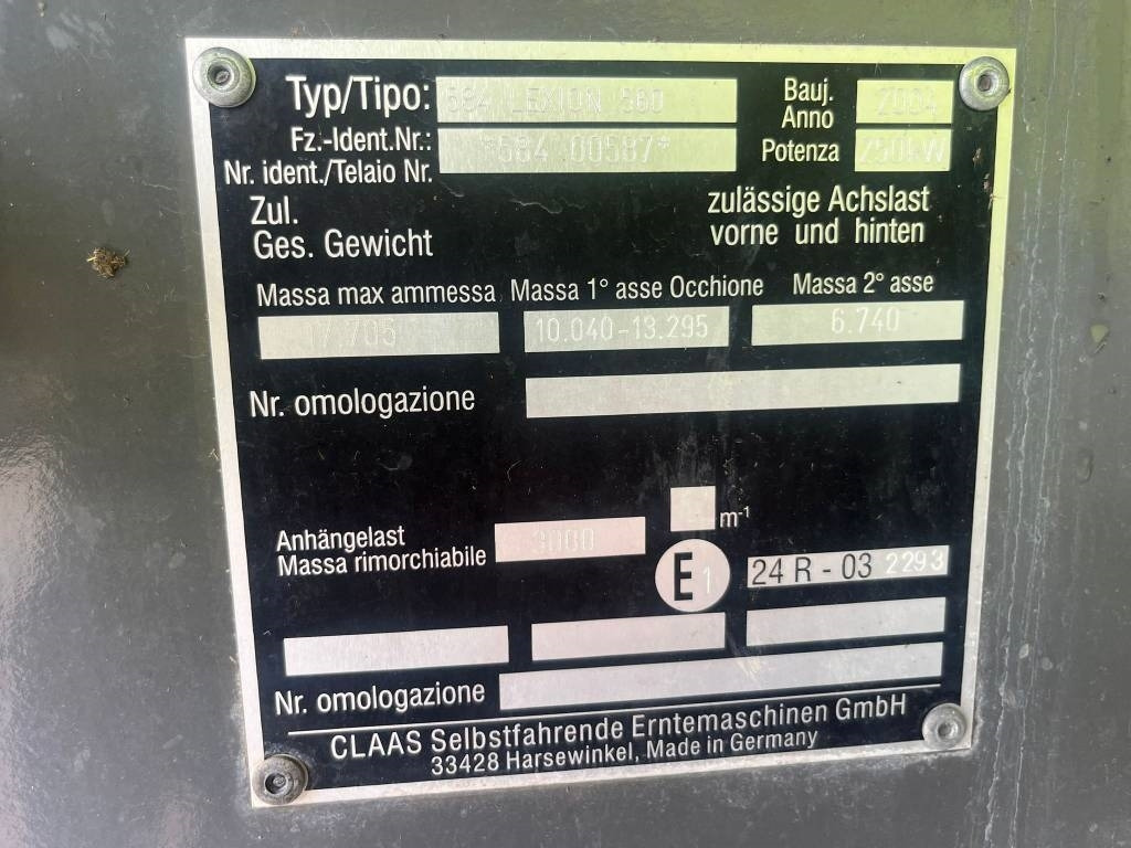 Зерноуборочный комбайн Claas Lexion 560 TT: фото 15