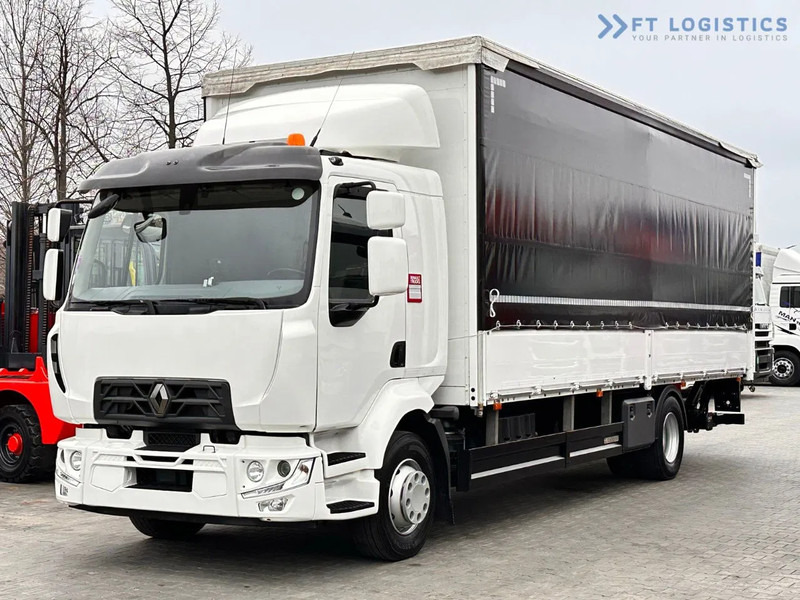 Renault Midlum 250 Renault D 250 / AUTOMATIC / 4X2 / 18 PALLETS / TAIL LIFT / SIDE BOARDS / curtainsider truck - Тентованный грузовик: фото 2 Renault Midlum 250 Renault D 250 / AUTOMATIC / 4X2 / 18 PALLETS / TAIL LIFT / SIDE BOARDS / curtainsider truck - Тентованный грузовик: фото 2