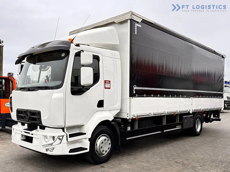 Тентованный грузовик Renault Midlum 250 Renault D 250 / AUTOMATIC / 4X2 / 18 PALLETS / TAIL LIFT / SIDE BOARDS / curtainsider truck: фото 1