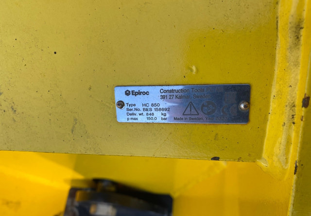 Atlas CopcoHC 850 - Виброплита, Навесное оборудование: фото 4 Atlas CopcoHC 850 - Виброплита, Навесное оборудование: фото 4