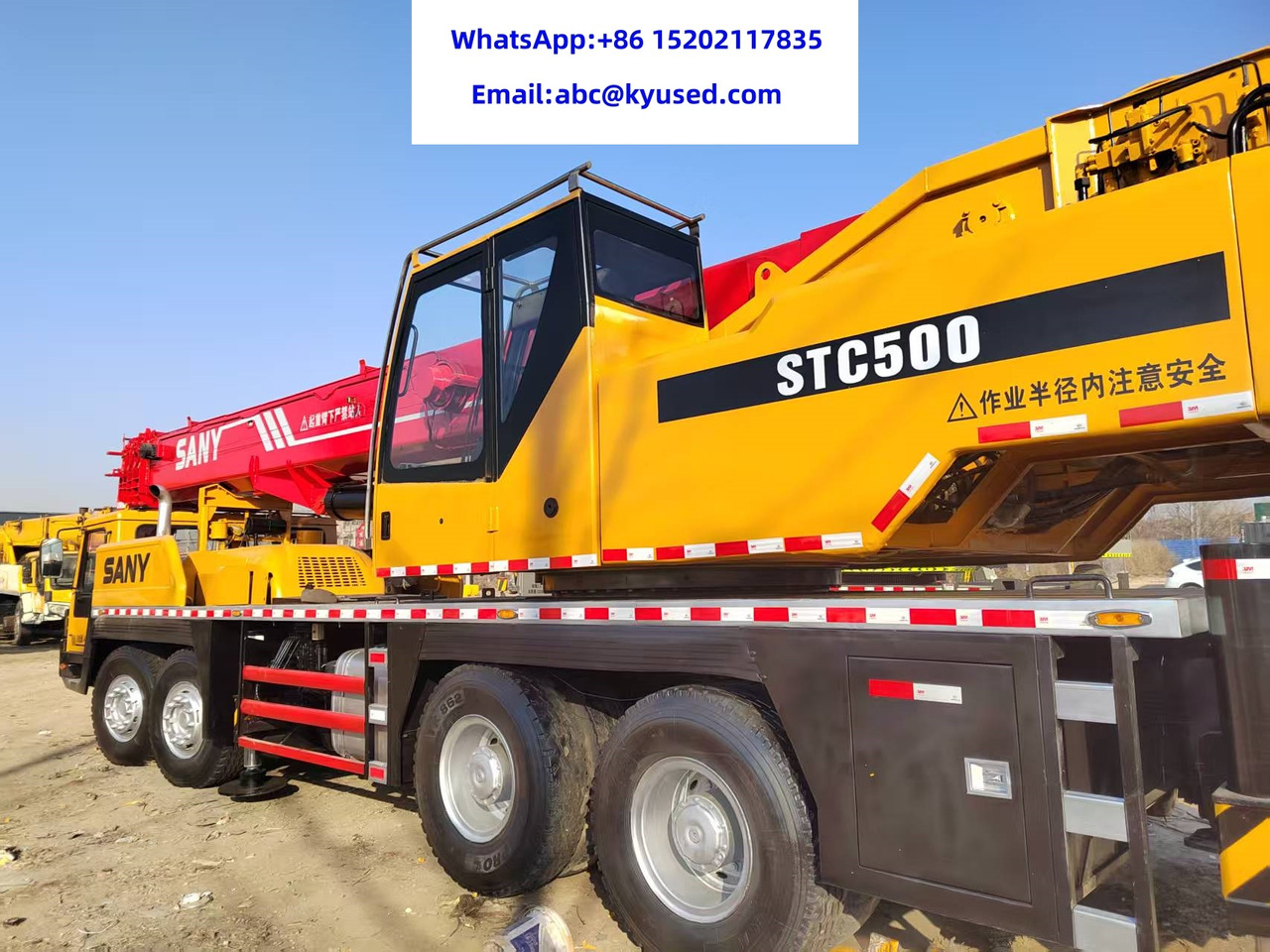 SANY STC500 STC750 STC800 STC1000 STC250 25TON 50TON 75TON 80TON 100TON - Мобильный кран: фото 3 SANY STC500 STC750 STC800 STC1000 STC250 25TON 50TON 75TON 80TON 100TON - Мобильный кран: фото 3