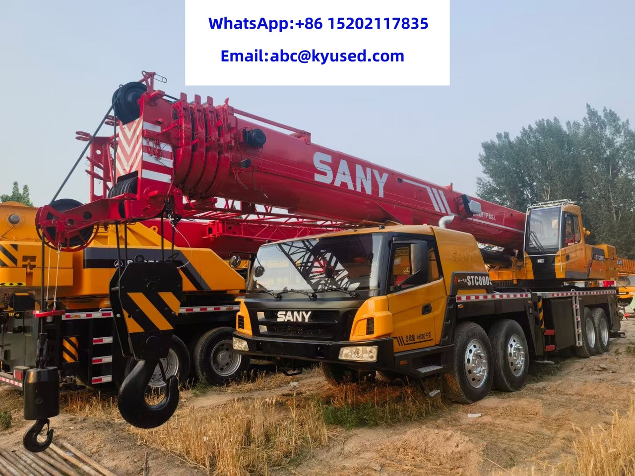 SANY STC800 STC750S STC500S STC1000 STC1600 STC1800 80 TON TRUCK CRANE - Мобильный кран: фото 1 SANY STC800 STC750S STC500S STC1000 STC1600 STC1800 80 TON TRUCK CRANE - Мобильный кран: фото 1