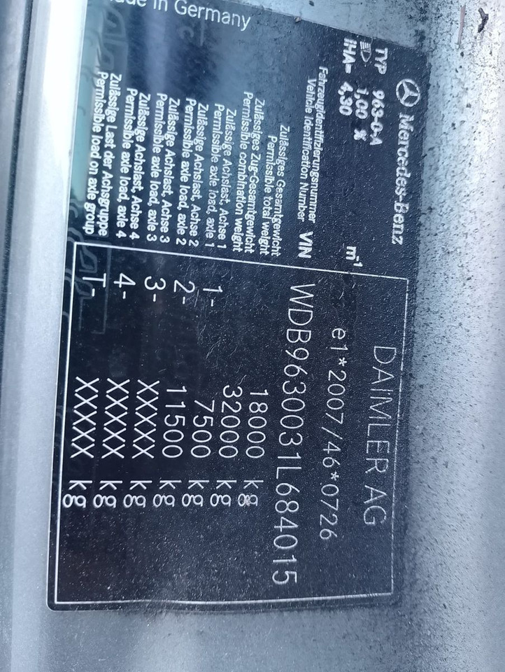 Грузовик для перевозки напитков Mercedes-Benz ANTOS 18 30| Getränkew.| Klima| Luftgef| EZ 2014: фото 11