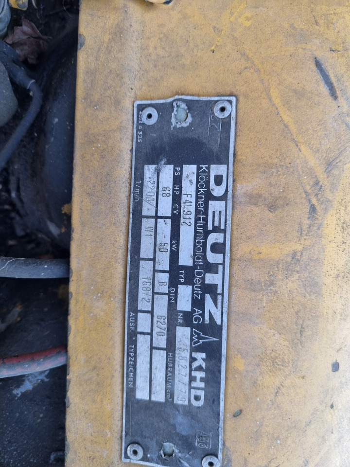 DEUTZ F4L912 - Двигатель для Строительной техники: фото 5 DEUTZ F4L912 - Двигатель для Строительной техники: фото 5