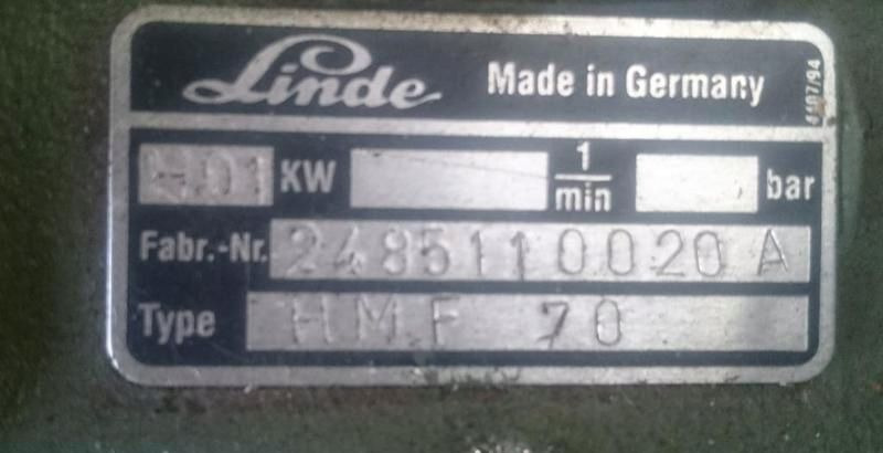 SILNIK HYDRAULICZNY LINDE HMF-70 - Гидравлика: фото 2 SILNIK HYDRAULICZNY LINDE HMF-70 - Гидравлика: фото 2