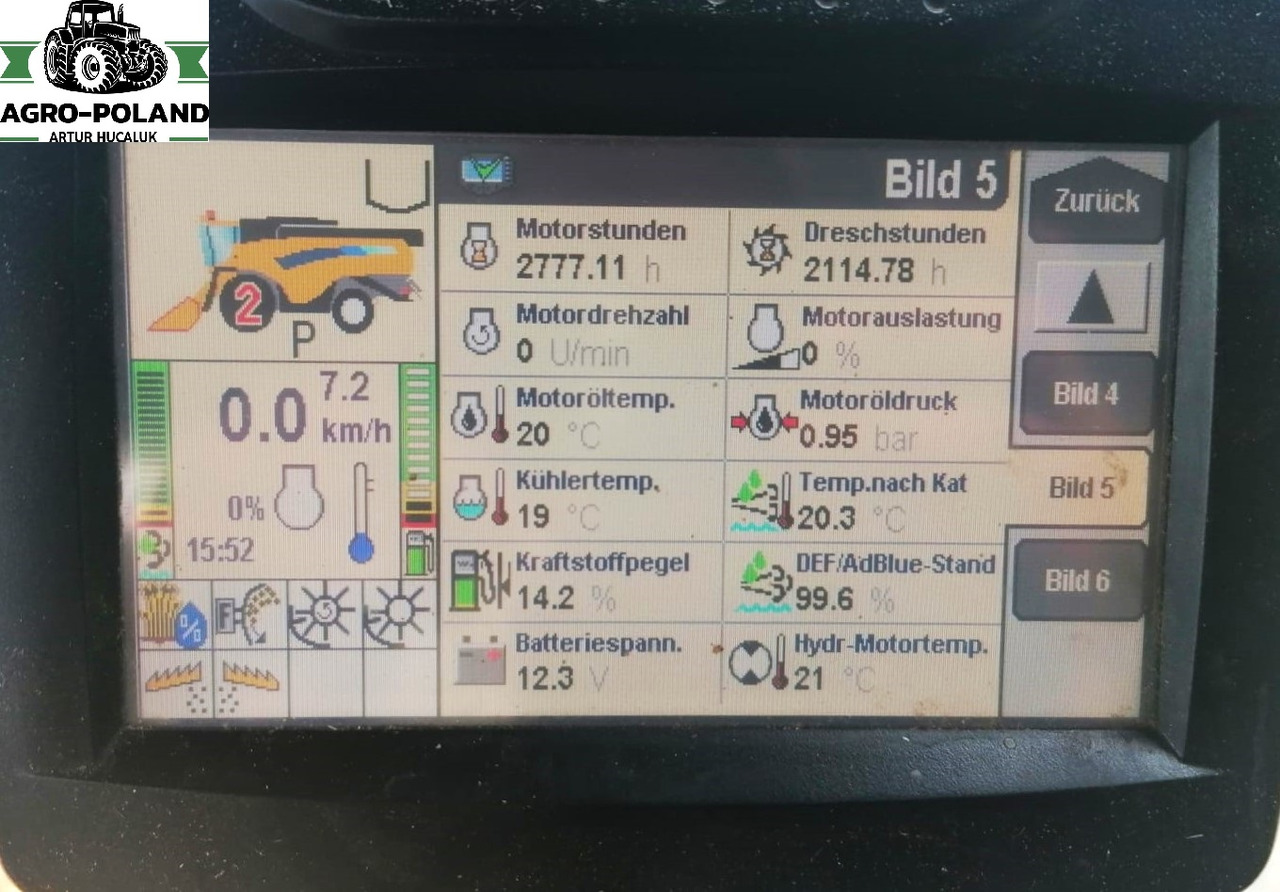 NEW HOLLAND CX 6080 - 2114/2777 h - 2014 ROK + VARIFEED 6,09 M - Зерноуборочный комбайн: фото 5 NEW HOLLAND CX 6080 - 2114/2777 h - 2014 ROK + VARIFEED 6,09 M - Зерноуборочный комбайн: фото 5