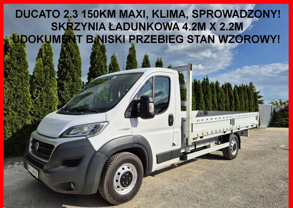 Fiat DUCATO 2.3 150KM MAXI - Малотоннажный бортовой грузовик: фото 1 Fiat DUCATO 2.3 150KM MAXI - Малотоннажный бортовой грузовик: фото 1