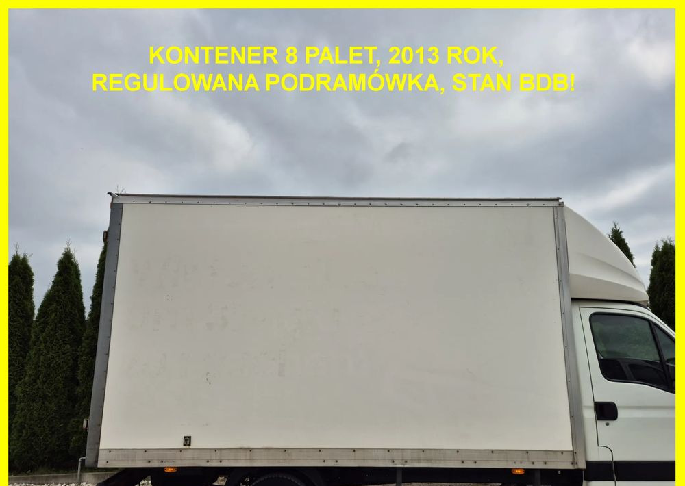 Kontener 8 palet wysoki meblowy 2013 rok Iveco Mascott Master Sprinter regulowana podramówka Stan bdb! - Сменный кузов - фургон: фото 1 Kontener 8 palet wysoki meblowy 2013 rok Iveco Mascott Master Sprinter regulowana podramówka Stan bdb! - Сменный кузов - фургон: фото 1