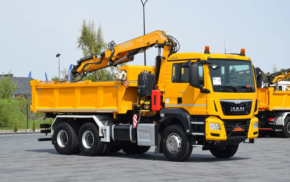 MAN TGS 26.400 / 6x4 / EURO 6 / UDT / HDS FASSI 165 / WYSUW x3 / ROTATOR / CHWYTAK / STEROWANIE RADIOWE / WZMOCNIONA RAMA / WYWROTKA / HYDROBURTA / AUTOMAT / 2017 / NOWE OPONY - 100% / NISKI PRZEBIEG - Самосвал, Автоманипулятор: фото 3 MAN TGS 26.400 / 6x4 / EURO 6 / UDT / HDS FASSI 165 / WYSUW x3 / ROTATOR / CHWYTAK / STEROWANIE RADIOWE / WZMOCNIONA RAMA / WYWROTKA / HYDROBURTA / AUTOMAT / 2017 / NOWE OPONY - 100% / NISKI PRZEBIEG - Самосвал, Автоманипулятор: фото 3