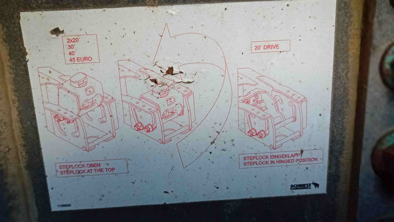 Полуприцеп-контейнеровоз/ Сменный кузов Для транспортировки контейнеров SCHMITZ CARGOBULL châssis porte-conteneur semi-remorque Os  - type SGF*3 - adaptable pour conteneur 20' et 40': фото 13