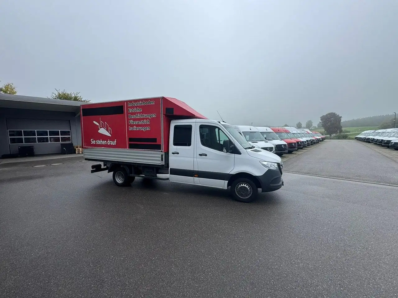 Новый Тентованный фургон, Грузопассажирский фургон Mercedes-Benz Sprinter 516 CDI DoKa Maxi Lang AHK 3,5t Klima: фото 8