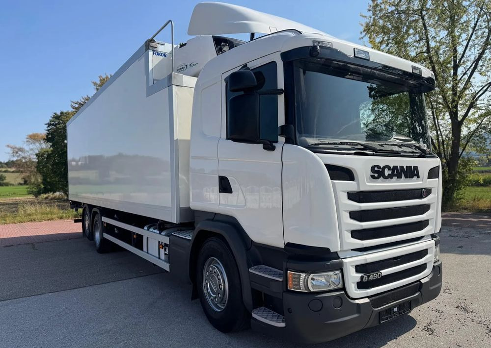Scania Scania G 490 / CHŁODNIA + WINDA / 23 PALETY / EURO6 / OŚ SKRĘTNA / CARRIER 850 / ASO - Рефрижератор: фото 2 Scania Scania G 490 / CHŁODNIA + WINDA / 23 PALETY / EURO6 / OŚ SKRĘTNA / CARRIER 850 / ASO - Рефрижератор: фото 2