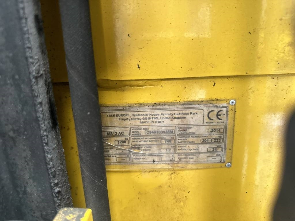 Yale ms12 - Штабелер: фото 2 Yale ms12 - Штабелер: фото 2