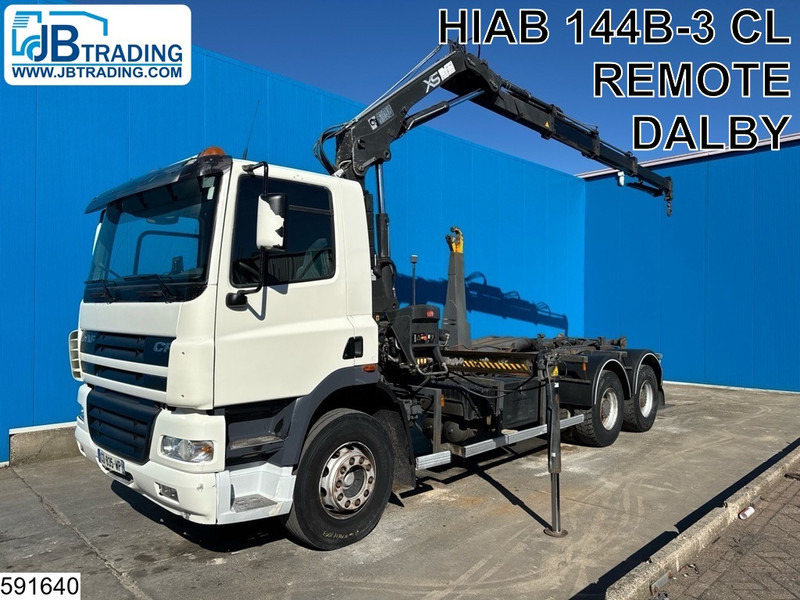 DAF CF 380 6X4, EURO 3, Manual, Steel, HIAB, DALBY - Крюковой мультилифт, Автоманипулятор: фото 1 DAF CF 380 6X4, EURO 3, Manual, Steel, HIAB, DALBY - Крюковой мультилифт, Автоманипулятор: фото 1