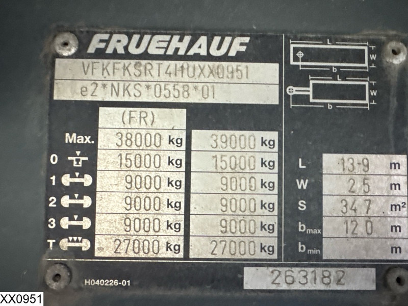 Fruehauf Tautliner - Тентованный полуприцеп: фото 4 Fruehauf Tautliner - Тентованный полуприцеп: фото 4