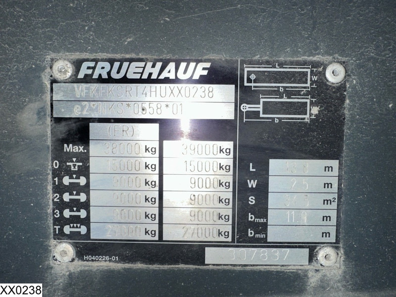 Fruehauf gesloten bak - Полуприцеп-фургон: фото 5 Fruehauf gesloten bak - Полуприцеп-фургон: фото 5