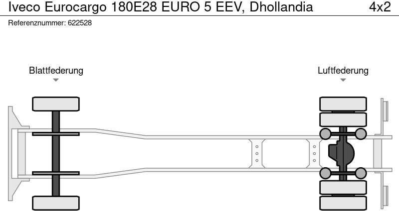 Тентованный грузовик Iveco Eurocargo 180E28 EURO 5 EEV, Dhollandia: фото 15 Тентованный грузовик Iveco Eurocargo 180E28 EURO 5 EEV, Dhollandia: фото 15