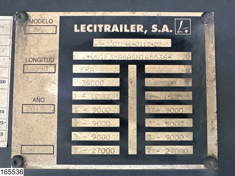 Lecitrailer Koel vries Carrier Vector 1950 MT , 2 Koelunits, Dhollandia - Полуприцеп-рефрижератор: фото 4 Lecitrailer Koel vries Carrier Vector 1950 MT , 2 Koelunits, Dhollandia - Полуприцеп-рефрижератор: фото 4