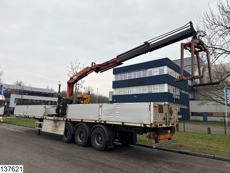 Lecitrailer open laadbak Palfinger PK15500, Remote - Полуприцеп бортовой/ Платформа: фото 2 Lecitrailer open laadbak Palfinger PK15500, Remote - Полуприцеп бортовой/ Платформа: фото 2