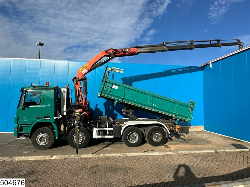 Mercedes-Benz Actros 4151 8x4, EURO 5, V8, Palfinger, Remote - Самосвал, Автоманипулятор: фото 3 Mercedes-Benz Actros 4151 8x4, EURO 5, V8, Palfinger, Remote - Самосвал, Автоманипулятор: фото 3