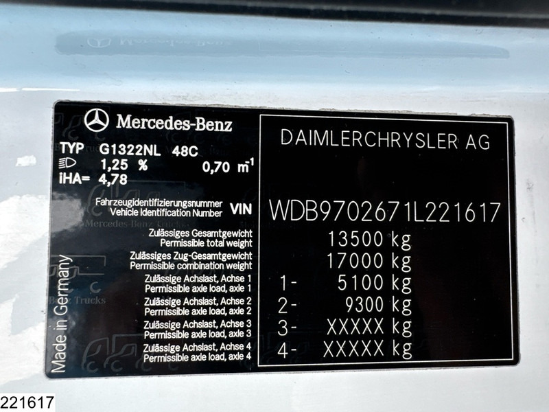 Рефрижератор Mercedes-Benz Atego 1322 EURO5, Manual, Dhollandia, Chereau: фото 7