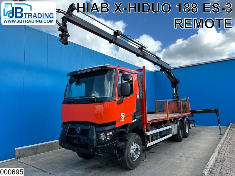 Renault C 430 EURO 6, Steel spring suspension, Hiab - Грузовик бортовой/ Платформа, Автоманипулятор: фото 1 Renault C 430 EURO 6, Steel spring suspension, Hiab - Грузовик бортовой/ Платформа, Автоманипулятор: фото 1