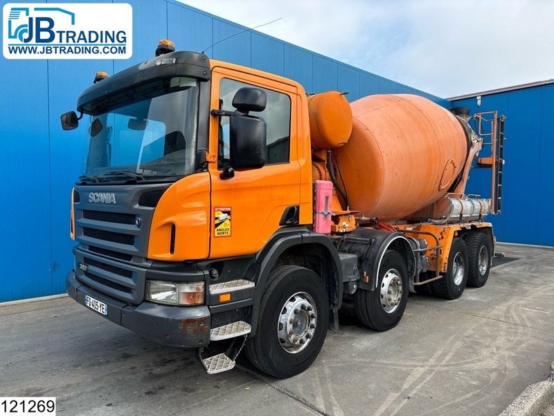 Scania P 380 8X4, Manual, Steel suspension, Stetter 8M3 - Автобетоносмеситель: фото 1 Scania P 380 8X4, Manual, Steel suspension, Stetter 8M3 - Автобетоносмеситель: фото 1