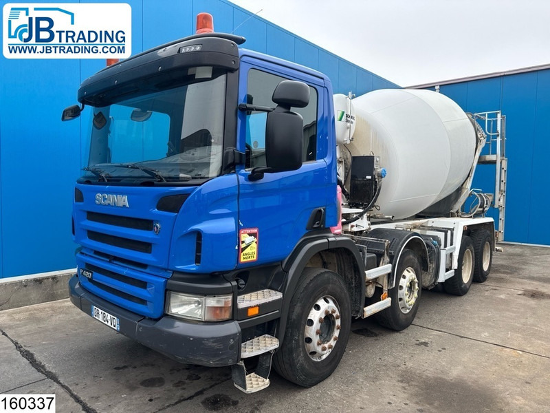 Scania P 420 EURO 5, Retarder, 9m3, Steel suspension - Автобетоносмеситель: фото 1 Scania P 420 EURO 5, Retarder, 9m3, Steel suspension - Автобетоносмеситель: фото 1